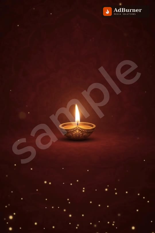 Festive Diya — Motion Greeting